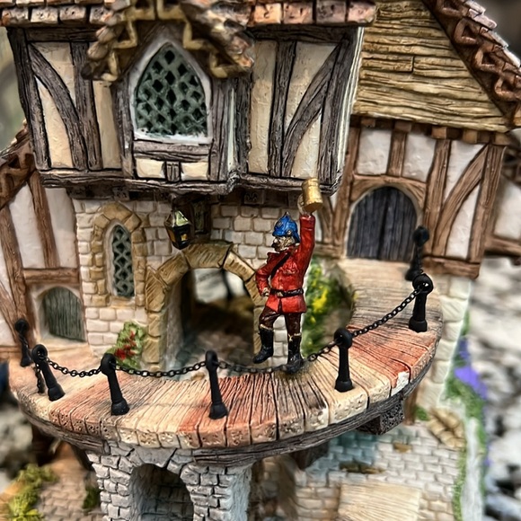 David Winter Cottages John Hine Studios Mad Baron Fourthrite’s Folly Numbered - Picture 4 of 10